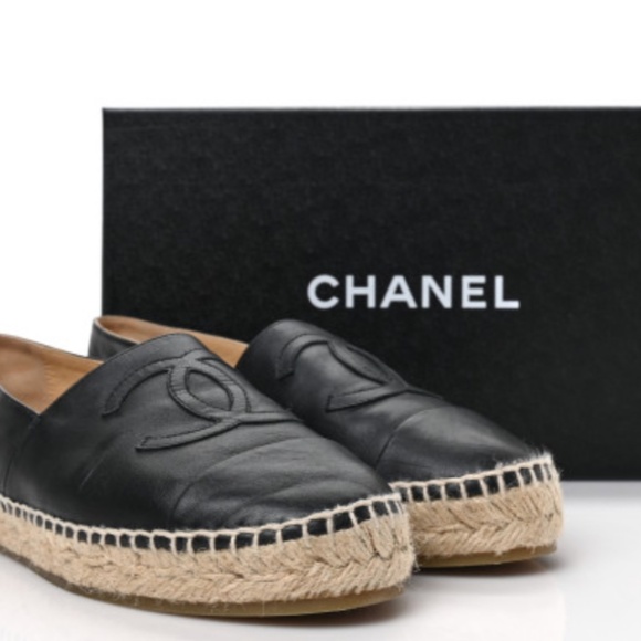 Chanel espadrilles size 10 - Picture 1 of 3
